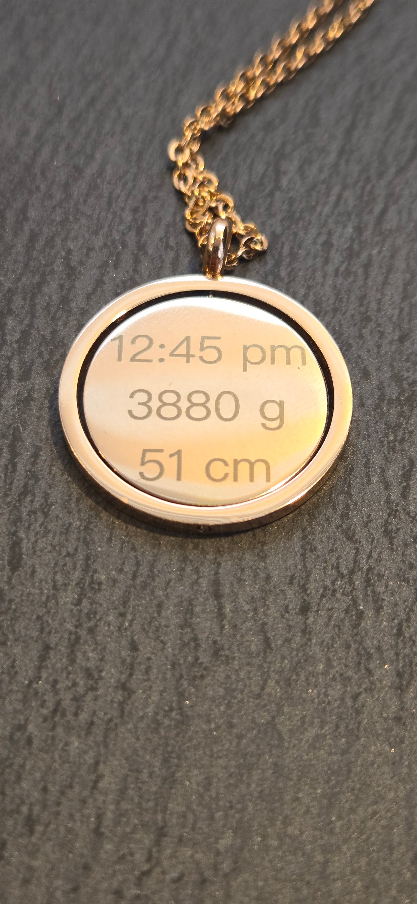 Collier de naissance 2 faces