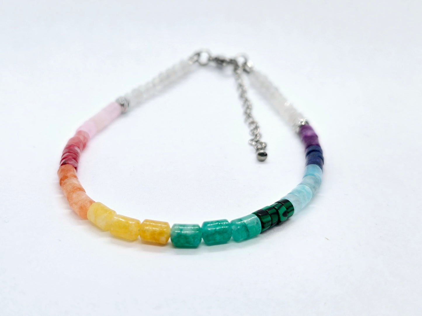 Rainbow ankle bracelet