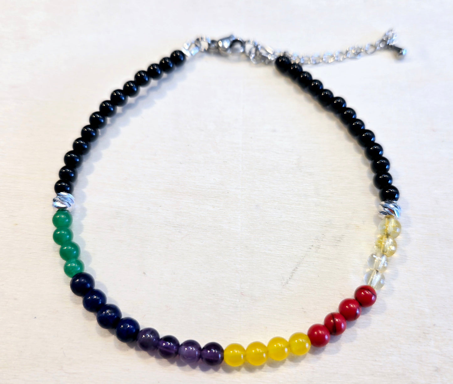 Bracelet de cheville coloré