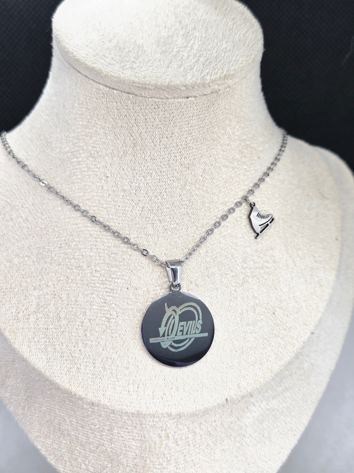 Devils team necklace
