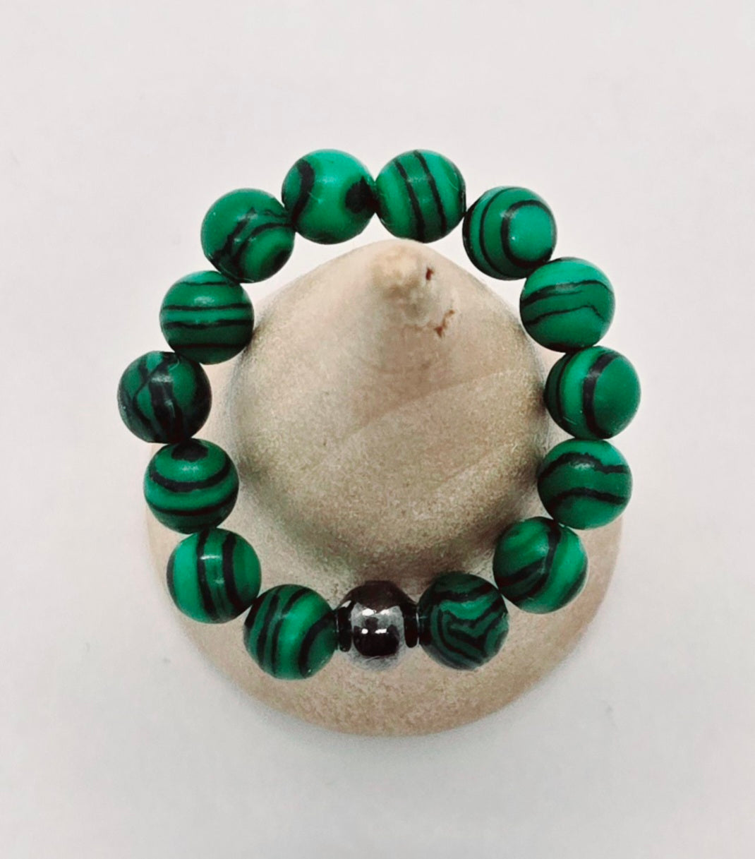 Bague malachite