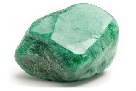 Pierre d’aventurine en gros plan