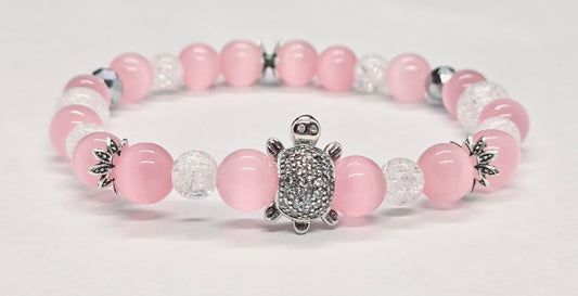 Bracelet Tortue Rose