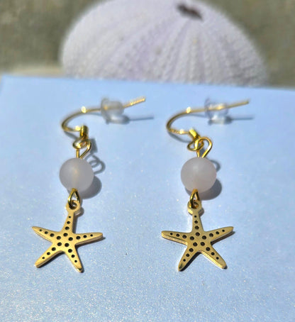 Boucles d'oreilles Etoile de mer