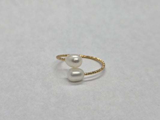 Bague perle d'eau douce