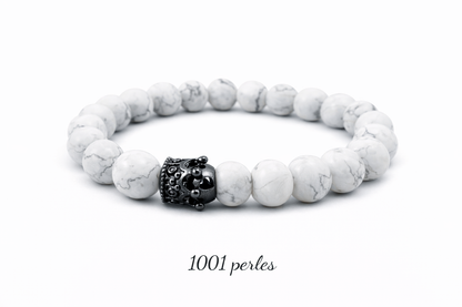 Howlite bracelet size L