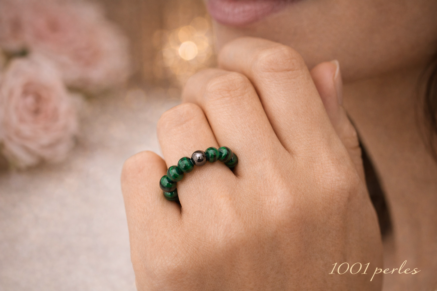 Malachite ring