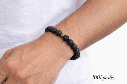 Men's Lava Stone Bracelet