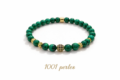 Bracelet Malachite – Pierre naturelle 6 mm