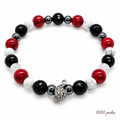 Bracelet Clé de sol sur fond blanc – 1001 perles
