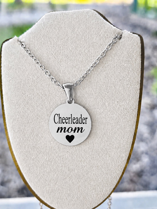 Collier Cheerleader Mom argent
