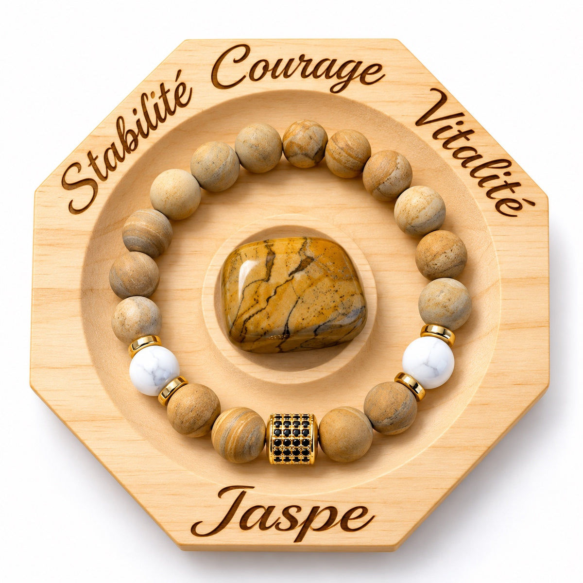 Bracelet Sublime et sa pierre de jaspe