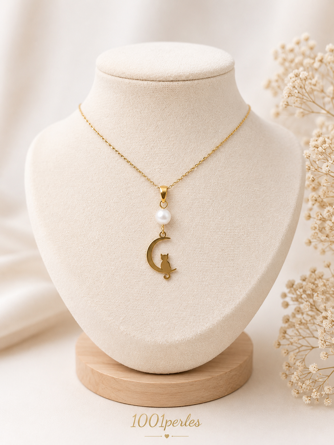 Collier Chat-Lune