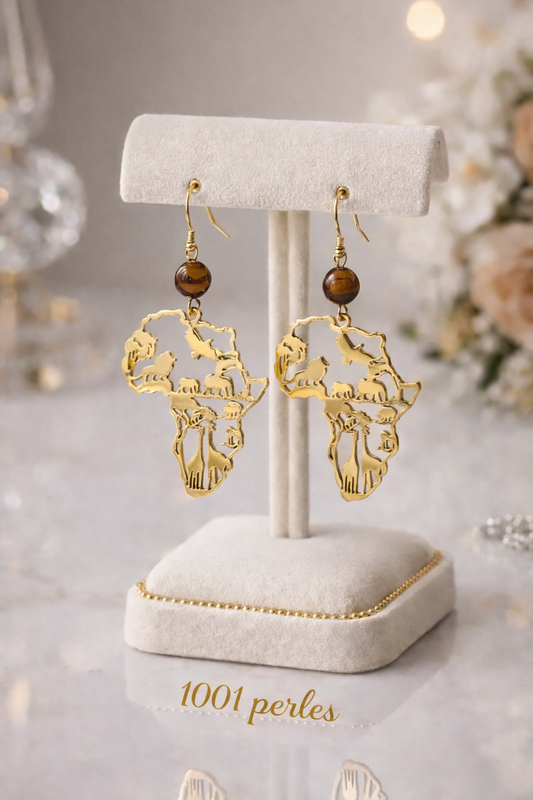 Boucles d'oreilles Afrique