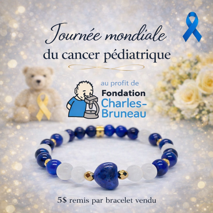 Bracelet au profit de la Fondation Charles-Bruneau