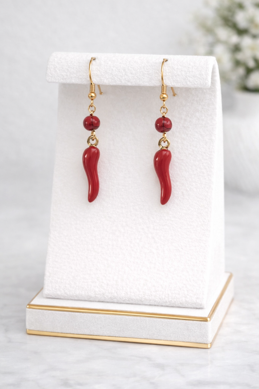 Boucles d'oreilles Piment