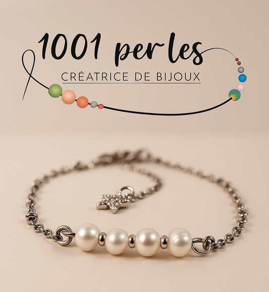 Bracelet perle eau douce