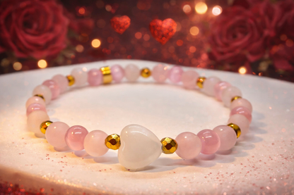 Bracelet Cœur en acier inoxydable – 1001 Perles