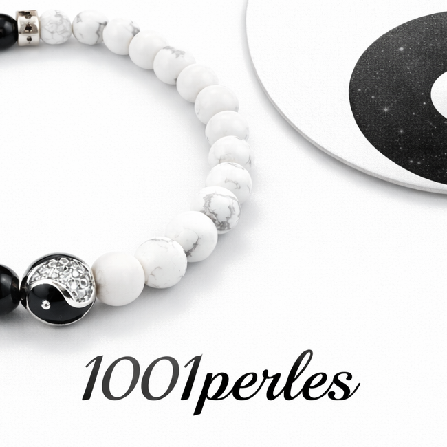 Gros plan du Bracelet Yin-Yang — détail du bijou réel