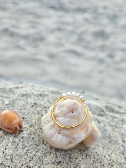 Bague perle d'eau douce