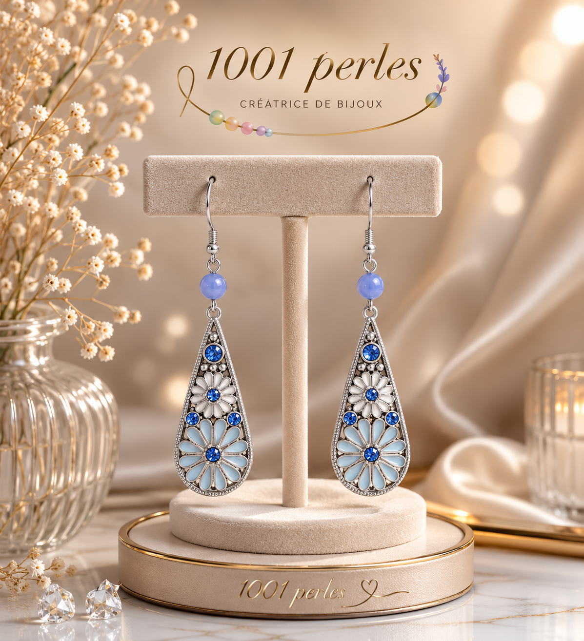 Boucles d'oreilles Glacier
