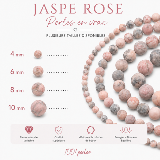 Jaspe rose en vrac