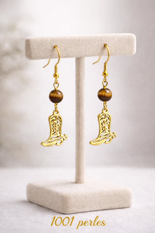 Boucles d'oreilles Cowboy