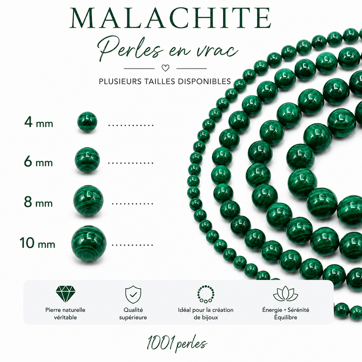 Malachite en vrac