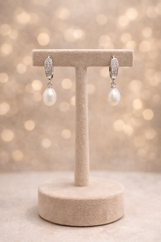 Freshwater pearl earrings